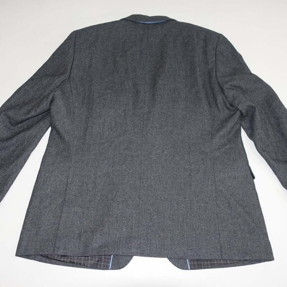 MADE Cam Newton Men's Sport Coat Size 48 Regular Gray Wool Blend Blazer 48R - Picture 5 of 8